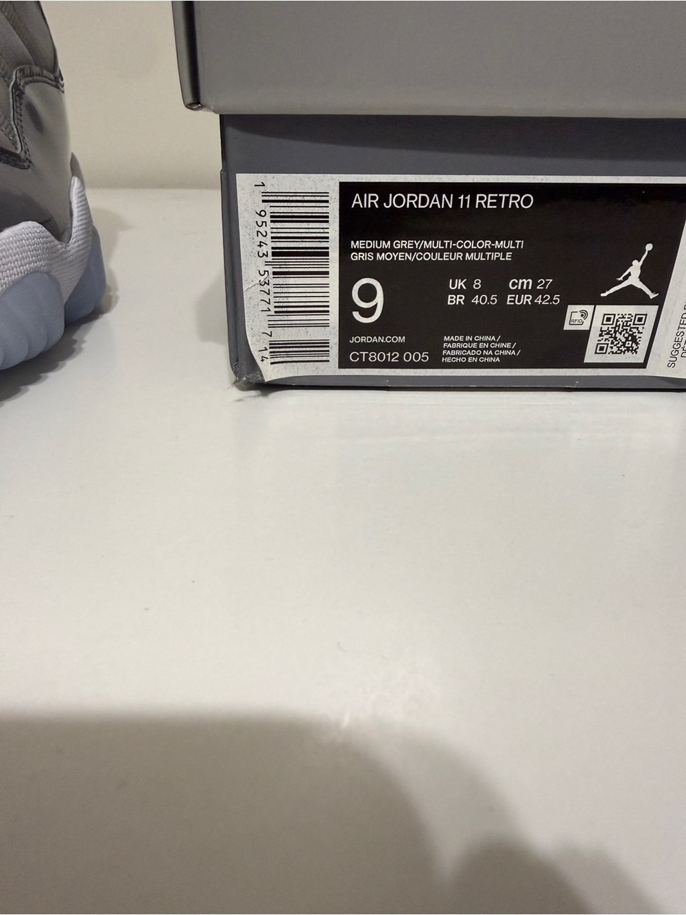 Jordan 11 Retro Cool Grey (2021)